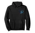 Blue Skull Surf Front Back Hoodie - Graphic Print Men Women - T-Shirt, Sweatshirt, Hoodie