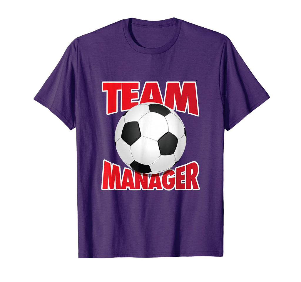 Soccer Team Manager Soccer Ball T-Shirt - Minimalist Print Unisex - T-Shirt, Sweatshirt, Hoodie