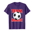 Soccer Team Manager Soccer Ball T-Shirt - Minimalist Print Unisex - T-Shirt, Sweatshirt, Hoodie