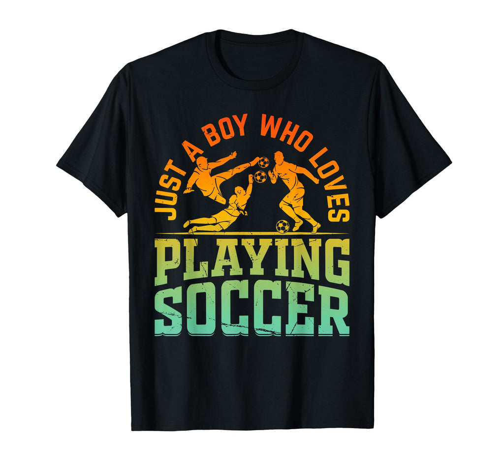 Soccer Lover Just Who Loves Playing T-Shirt - Custom Art Print Unisex - T-Shirt, Sweatshirt, Hoodie