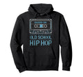 Raised Old School Hip Hop Cassette Hoodie - Novelty Apparel for Adults - T-Shirt, Sweatshirt, Hoodie