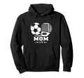 Mom Life Heart Funny Soccer Hockey Mom Hoodie - Minimalist Print for Adults - T-Shirt, Sweatshirt, Hoodie