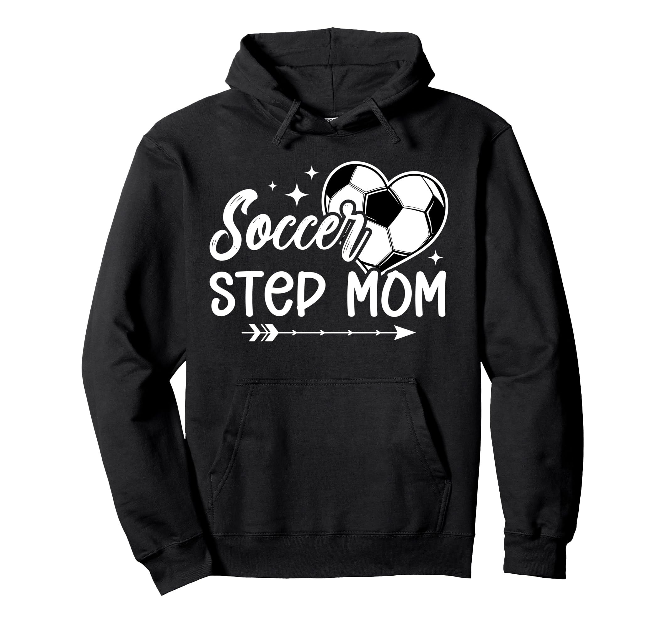 Soccer Step Mom Soccer Player Step Hoodie - Trendy Graphic for Adults - T-Shirt, Sweatshirt, Hoodie