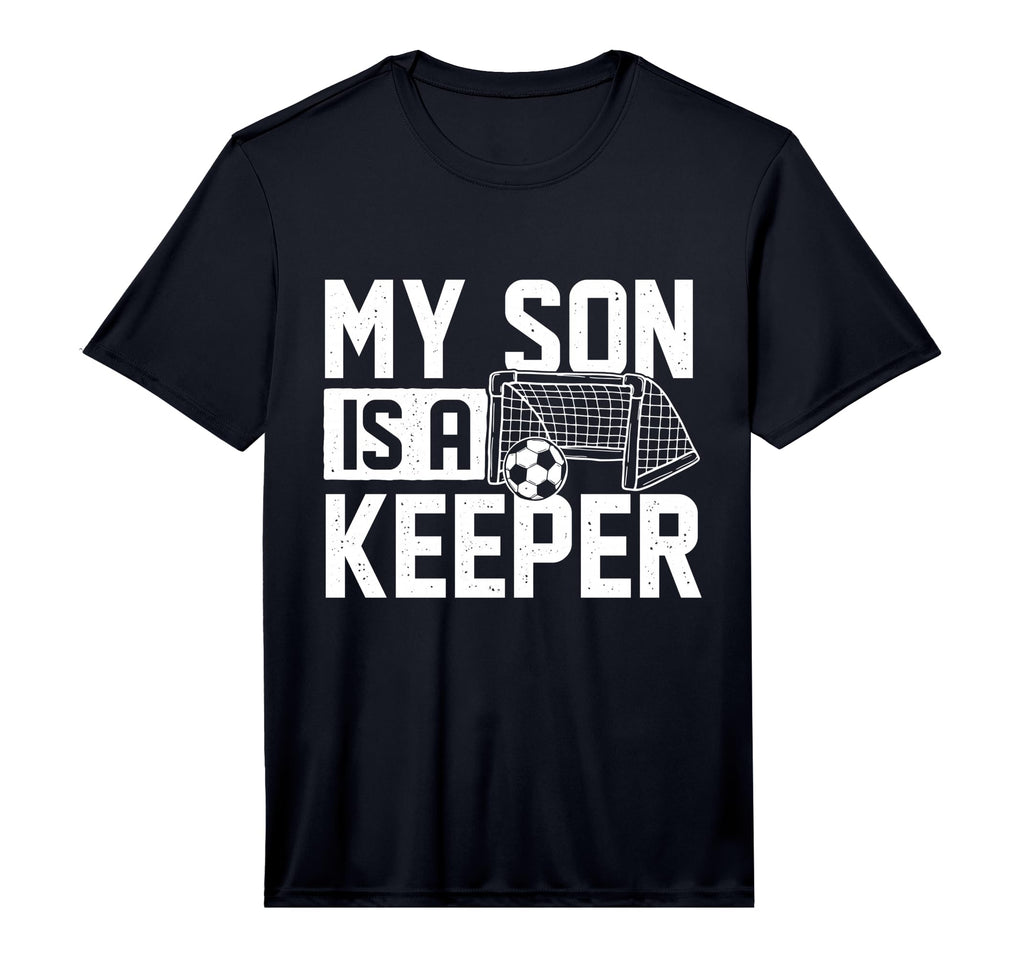 Mens My Son Is Keeper Soccer Lover T-Shirt - Unique Graphic for Adults - T-Shirt, Sweatshirt, Hoodie