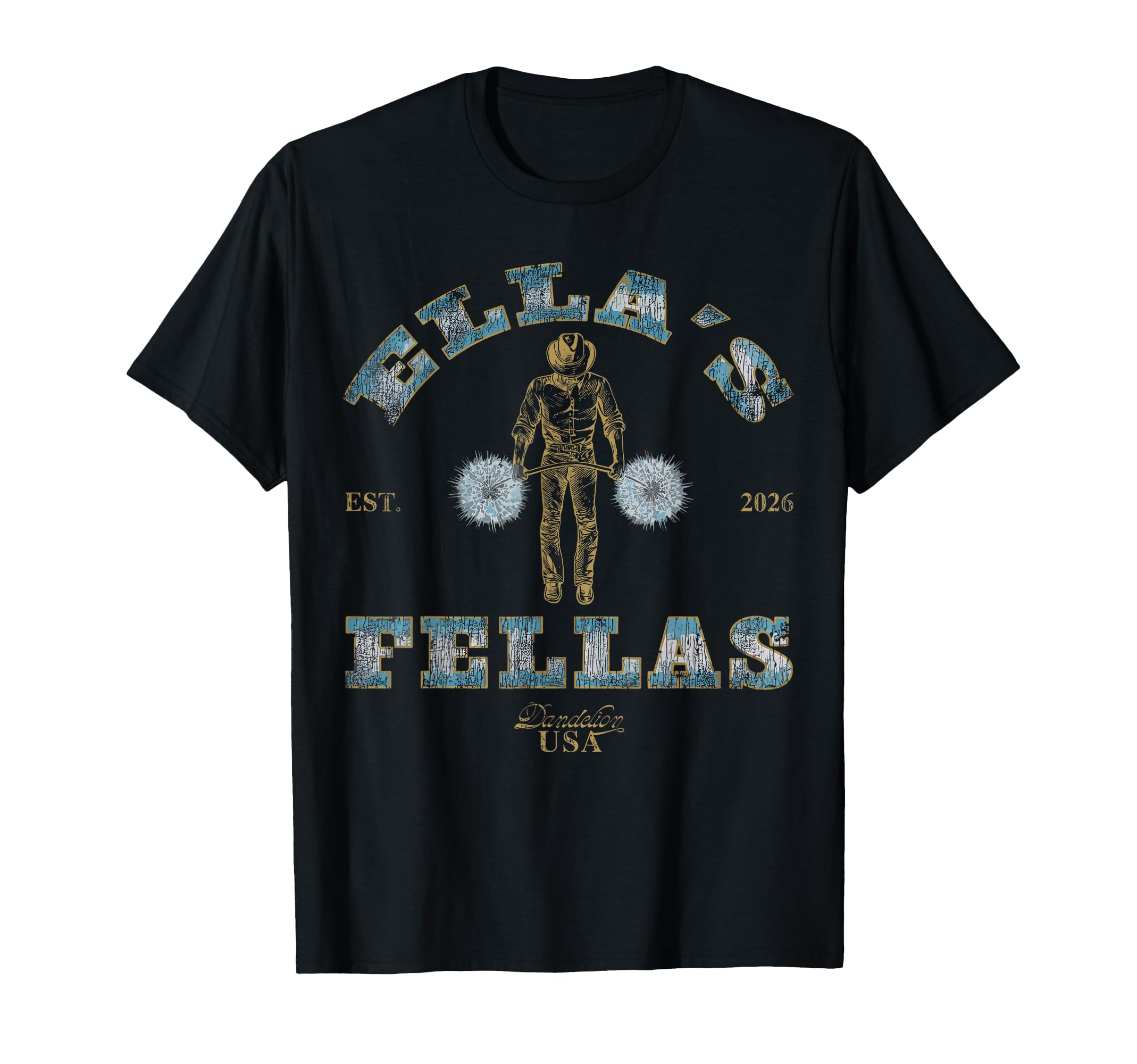 Elias Fellas 2026 Usa Funny Western T-Shirt - Custom Art Print Men Women - T-Shirt, Sweatshirt, Hoodie