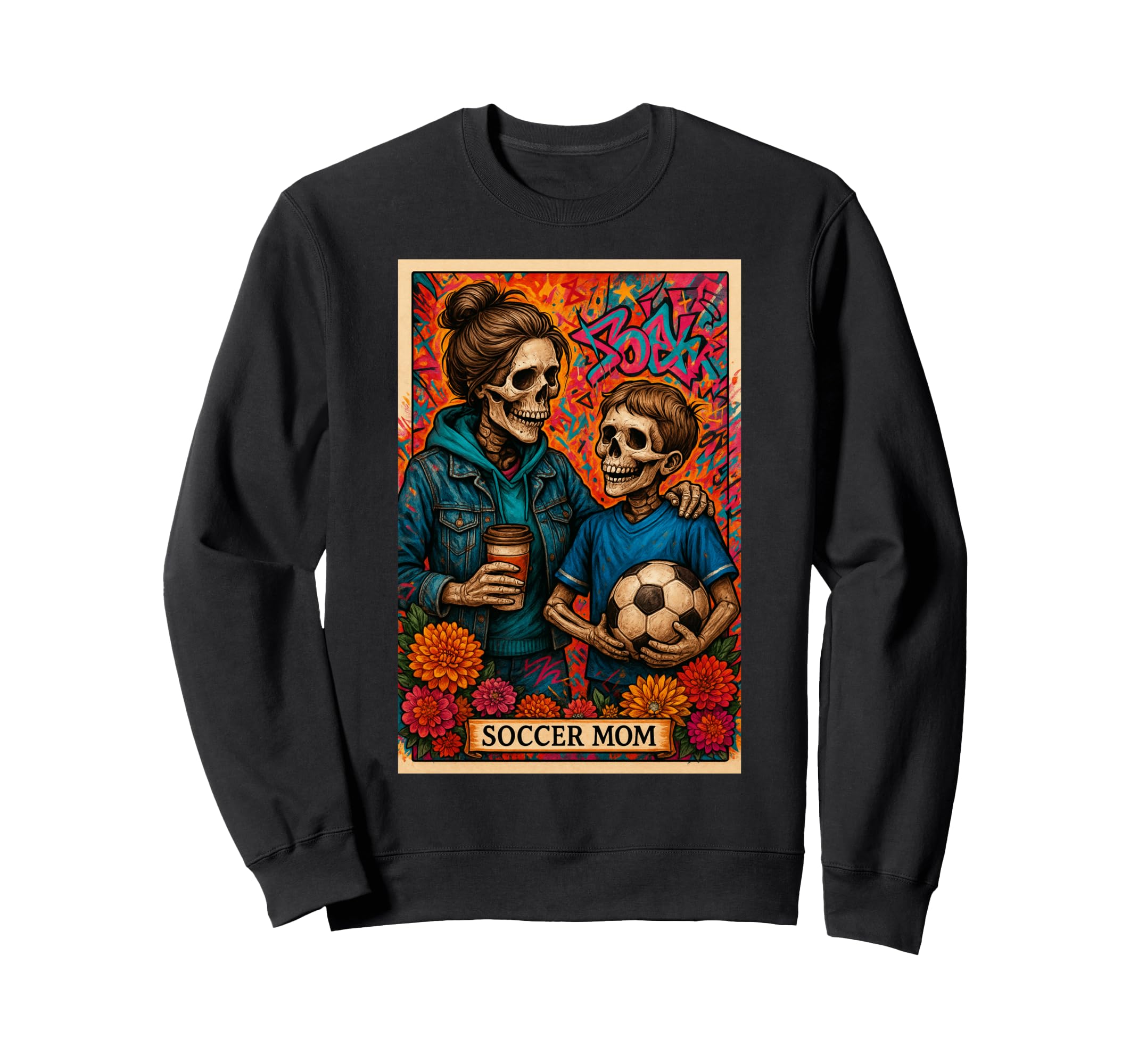 Soccer Mom Tarot Card Son Sweatshirt - Novelty Apparel Men Women - T-Shirt, Sweatshirt, Hoodie