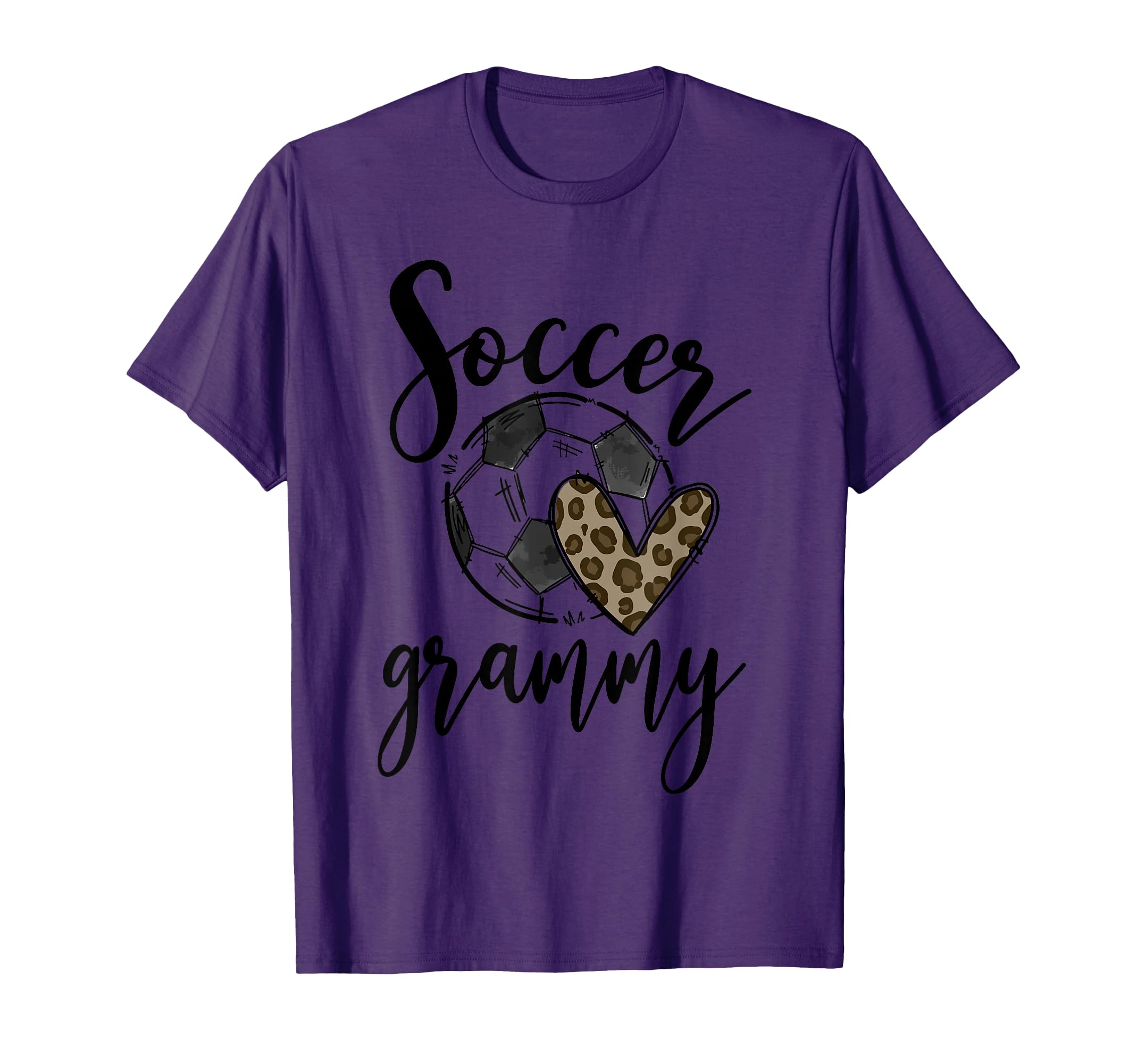 Soccer Grammy Leopard Funny Soccer T-Shirt - Trendy Graphic Men Women - T-Shirt, Sweatshirt, Hoodie