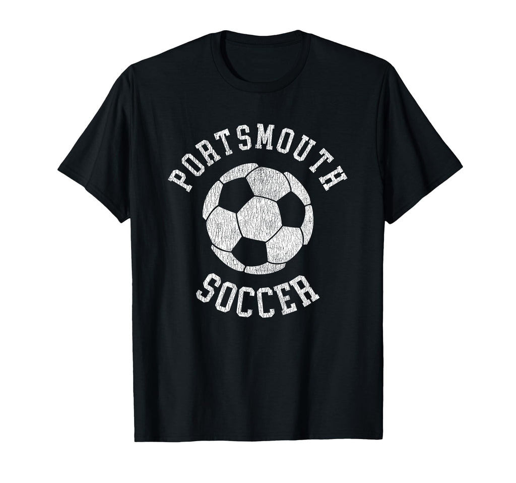 Portsmouth Soccer Distressed 90S T-Shirt - Novelty Apparel Men Women - T-Shirt, Sweatshirt, Hoodie