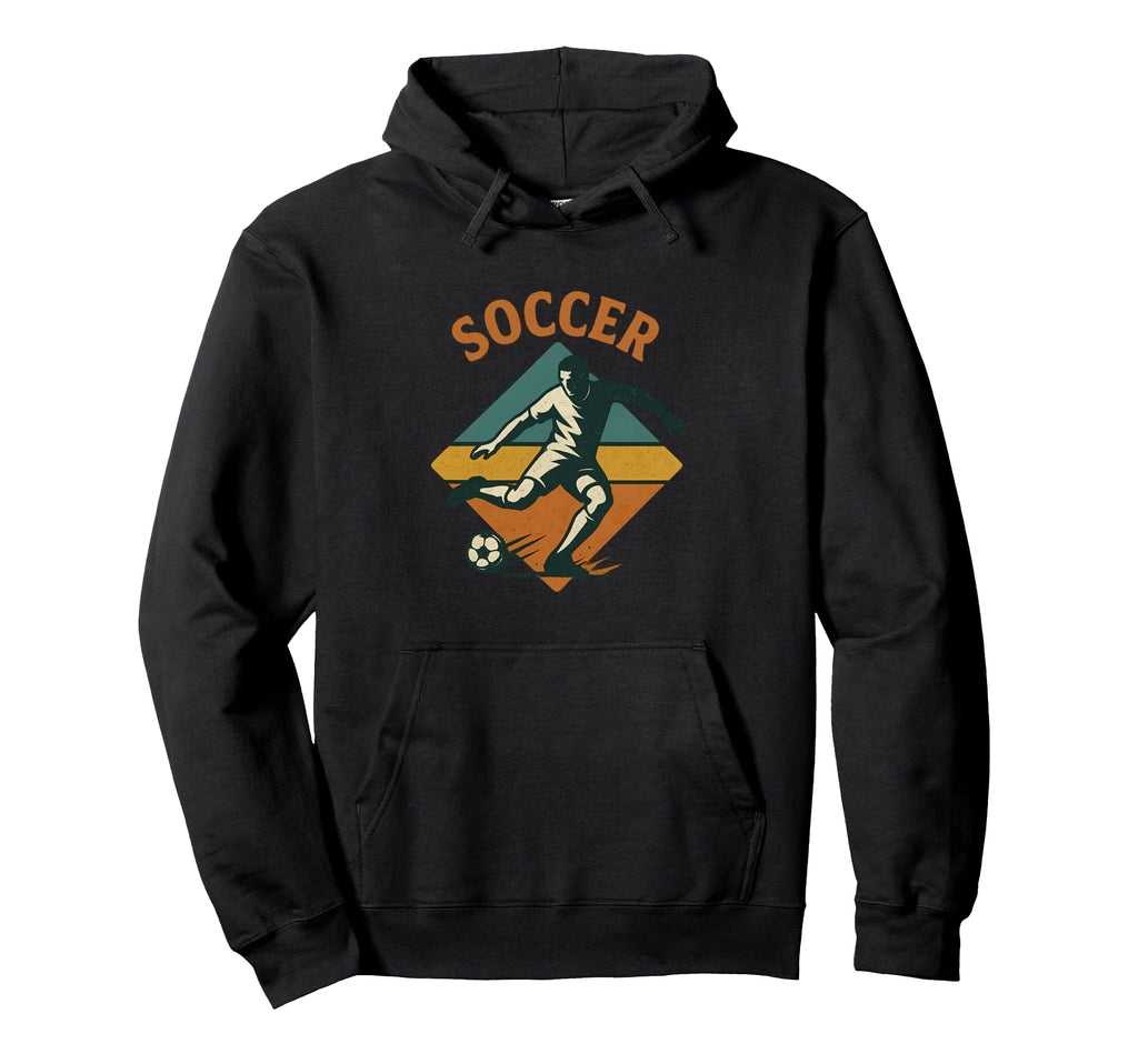 Soccer Player Kick Hoodie - Graphic Print Unisex - T-Shirt, Sweatshirt, Hoodie