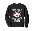 Just Who Loves Soccer Soccer Game Sweatshirt - Minimalist Print for Adults - T-Shirt, Sweatshirt, Hoodie