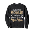 My Favorite Goalie Calls Me Yia Sweatshirt - Custom Art Print for Adults - T-Shirt, Sweatshirt, Hoodie