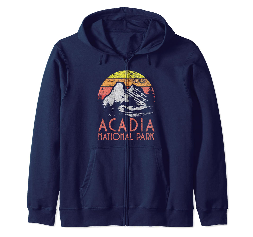 Acadia National Park Maine Usa Outdoor Hoodie - Custom Art Print Unisex - T-Shirt, Sweatshirt, Hoodie