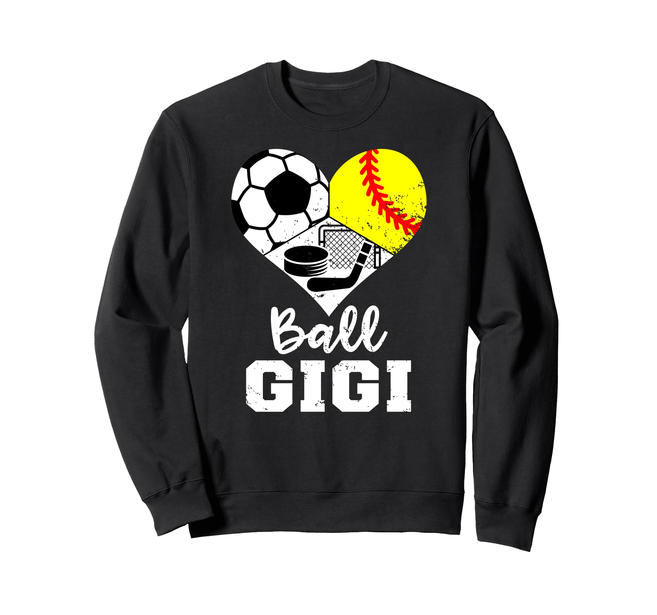 Ball Gigi Funny Soccer Softball Sweatshirt - Trendy Graphic for Adults - T-Shirt, Sweatshirt, Hoodie