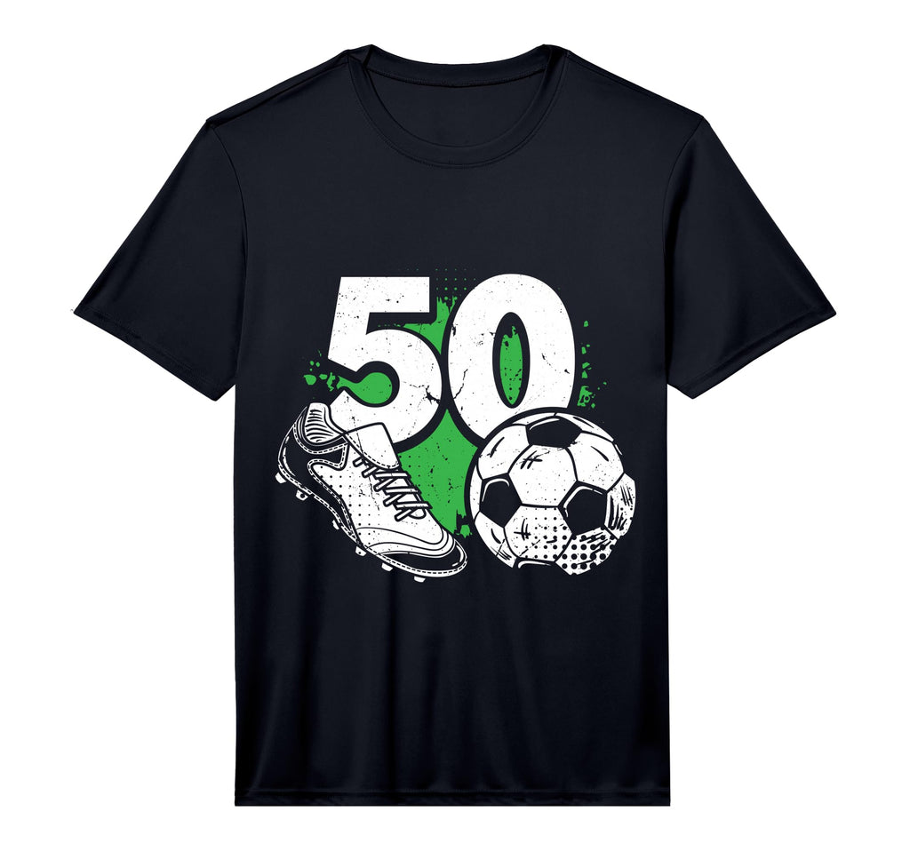 Mens 50Th Birthday Soccer Player T-Shirt - Custom Art Print Men Women - T-Shirt, Sweatshirt, Hoodie