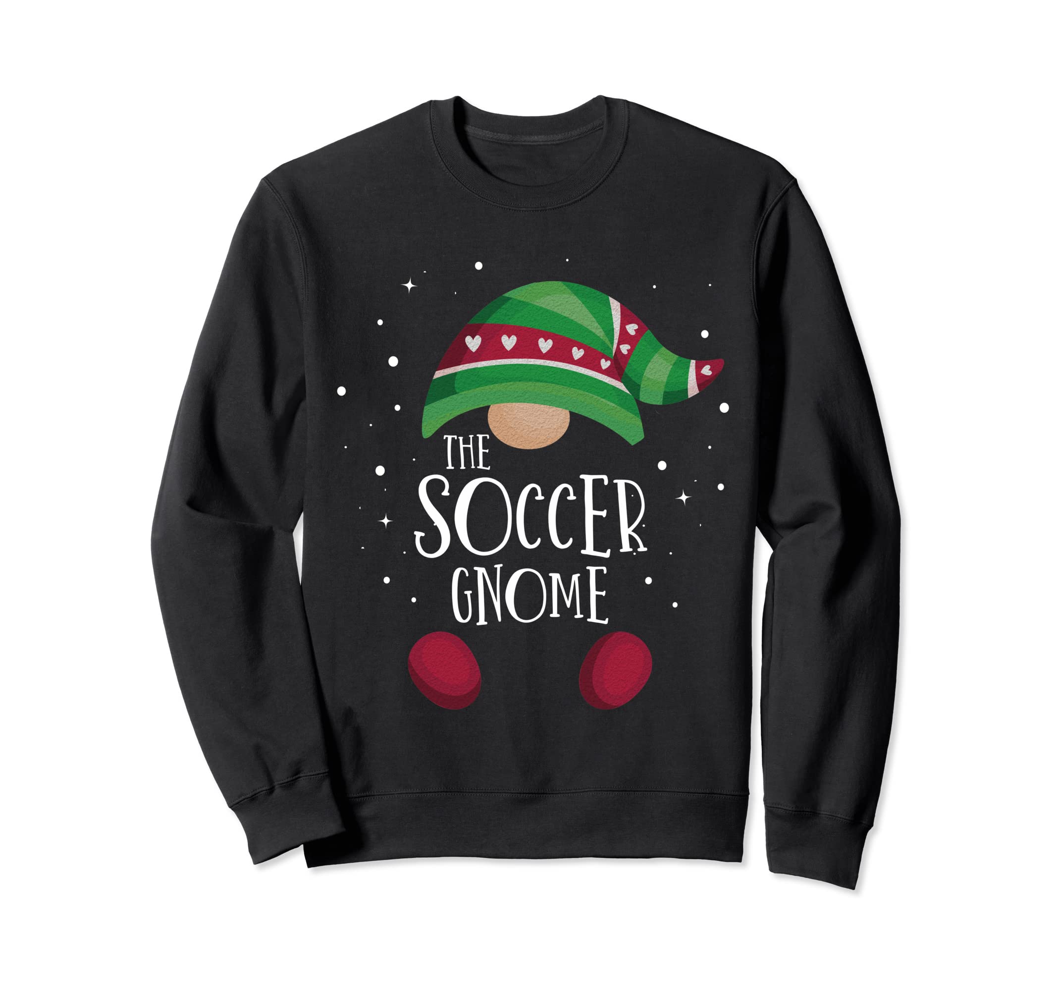 Soccer Gnome Matching Pjs Sweatshirt - Fun Novelty Design for Adults - T-Shirt, Sweatshirt, Hoodie