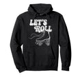 Roller Skating Skate 1970S Lets Roll Hoodie - Trendy Graphic Unisex - T-Shirt, Sweatshirt, Hoodie