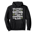 Soccer And Volleyball Mom Funny Soccer Hoodie - Trendy Graphic Unisex - T-Shirt, Sweatshirt, Hoodie