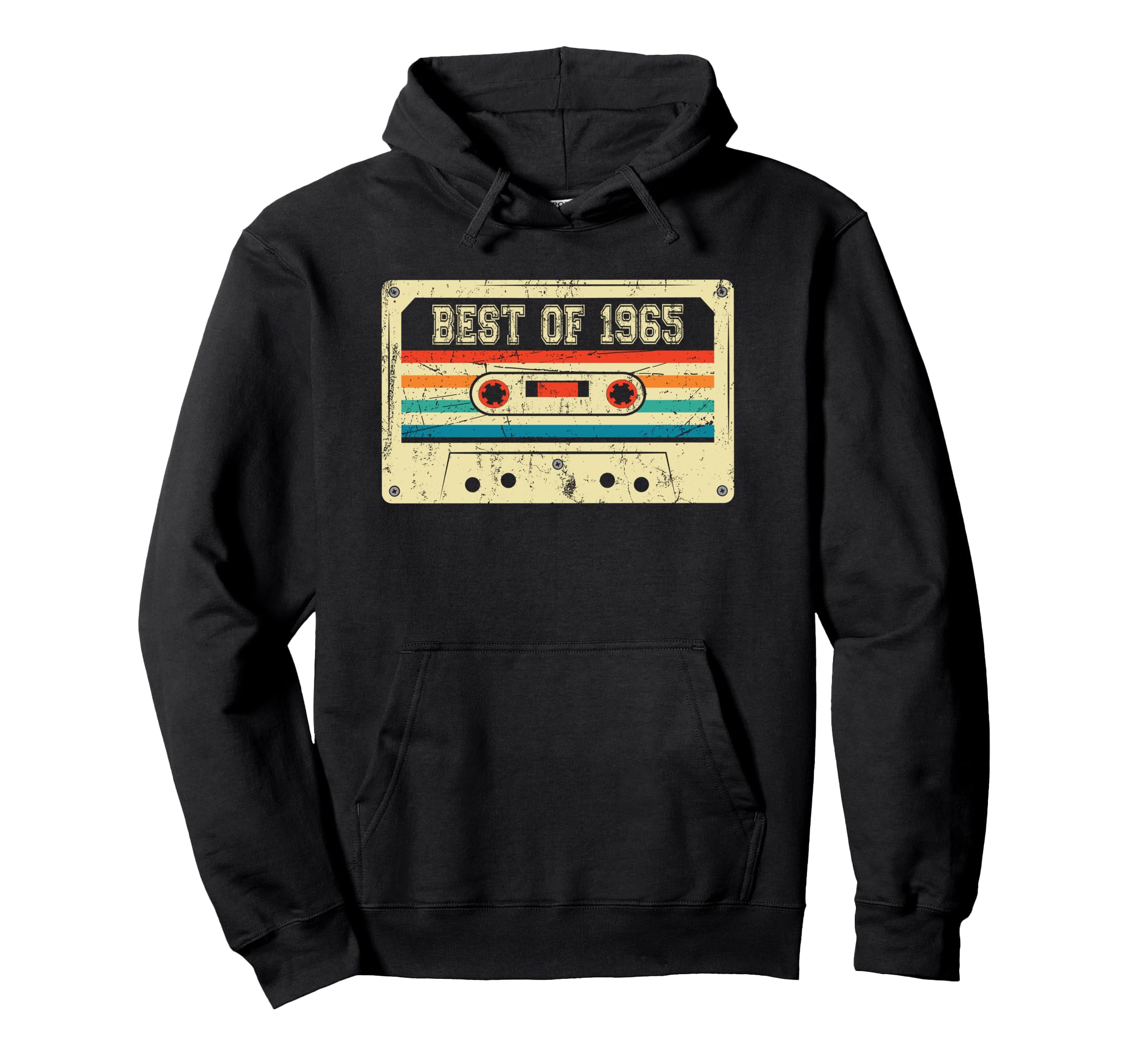 Best 1965 1965 Birthday Cassette Tape Hoodie - Casual Everyday Wear Unisex - T-Shirt, Sweatshirt, Hoodie