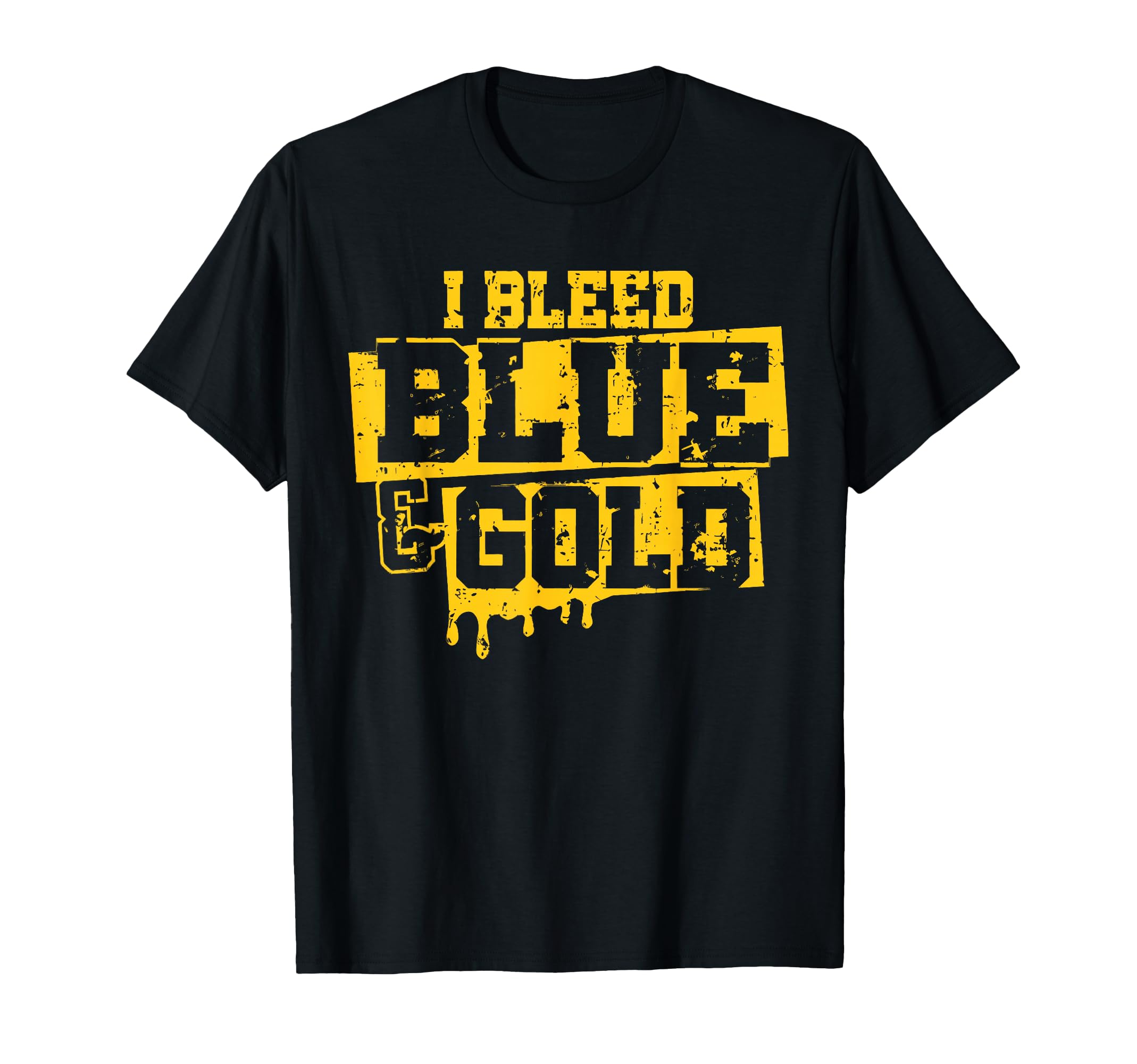 Blue And Gold Spirit Wear High School T-Shirt - Trendy Graphic Unisex - T-Shirt, Sweatshirt, Hoodie
