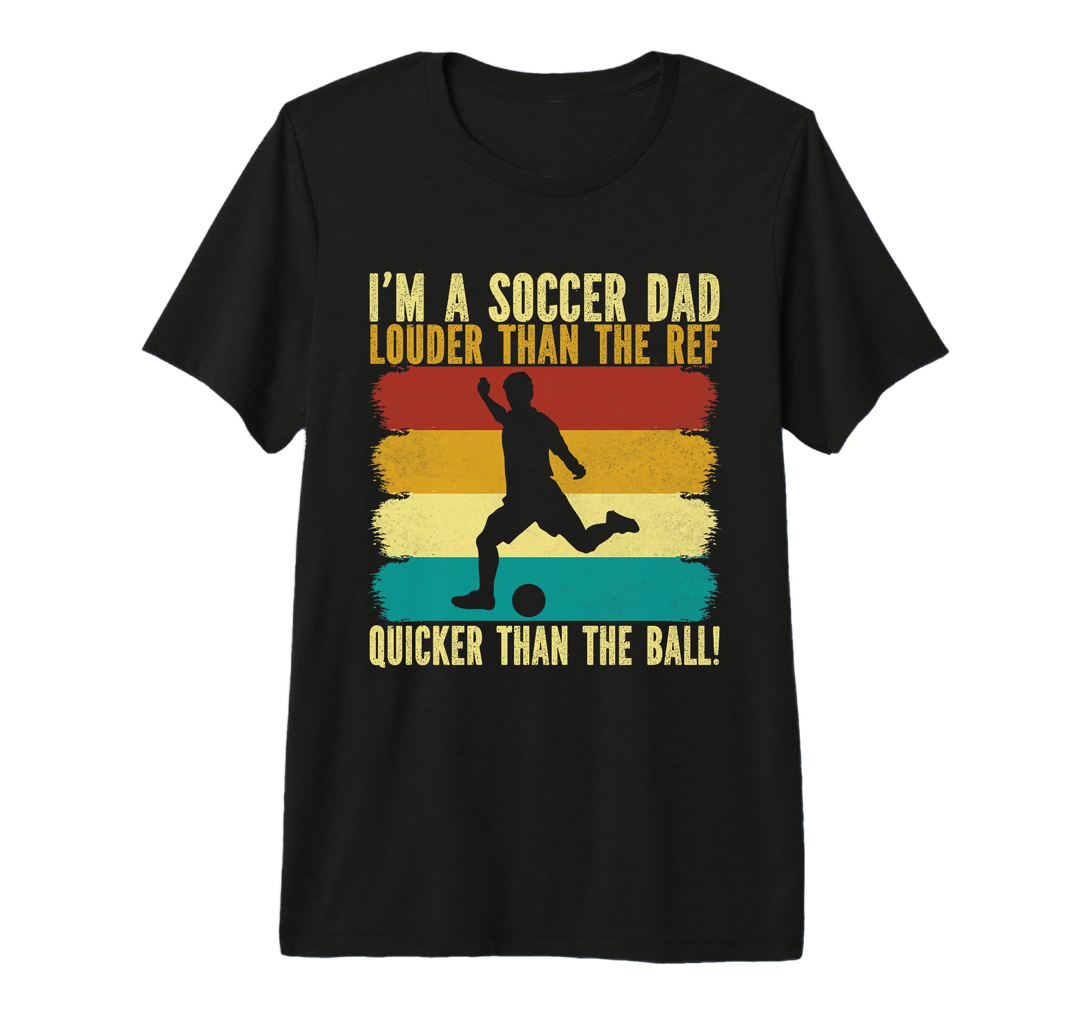Louder Than Ref Quicker Than Ball T-Shirt - Fun Novelty Design Unisex - T-Shirt, Sweatshirt, Hoodie