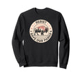 Resist Bison Buffalo Alt Us National Sweatshirt - Minimalist Print Unisex - T-Shirt, Sweatshirt, Hoodie