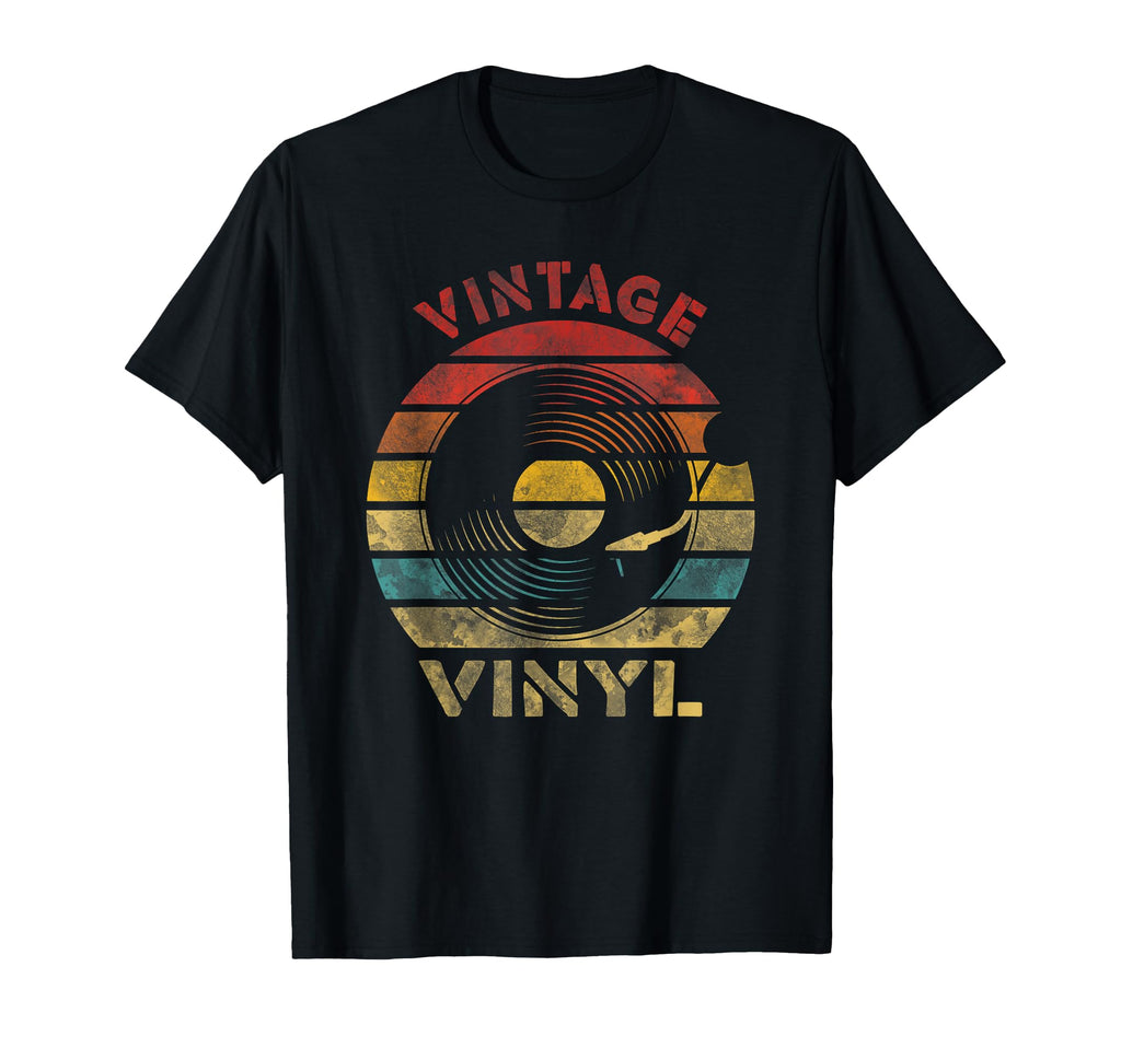Music Record Sunset Vinyl Collection Hoodie - Minimalist Print Men Women - T-Shirt, Sweatshirt, Hoodie