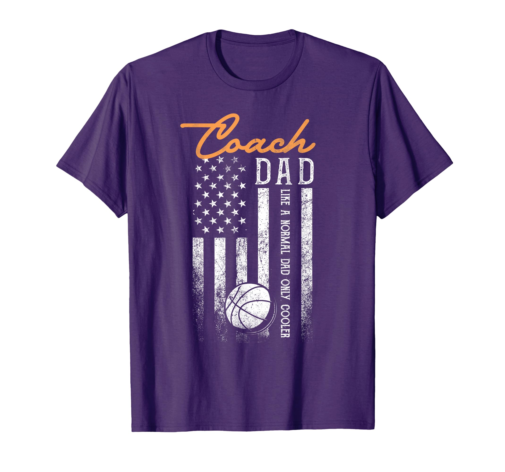Basketball Coach Dad Like Normal Dad T-Shirt - Minimalist Print Unisex - T-Shirt, Sweatshirt, Hoodie