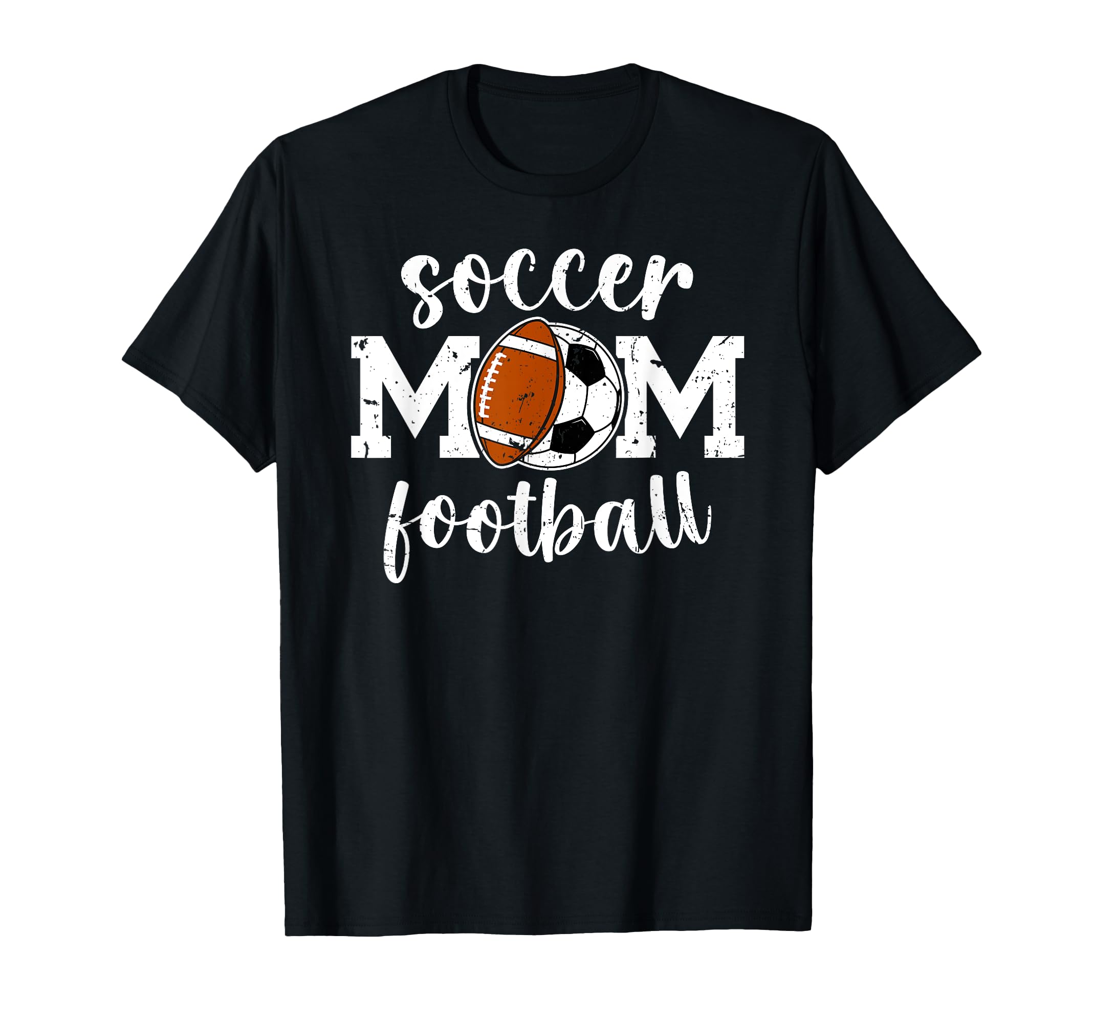 Soccer Football Mom Ballers Football T-Shirt - Custom Art Print for Adults - T-Shirt, Sweatshirt, Hoodie