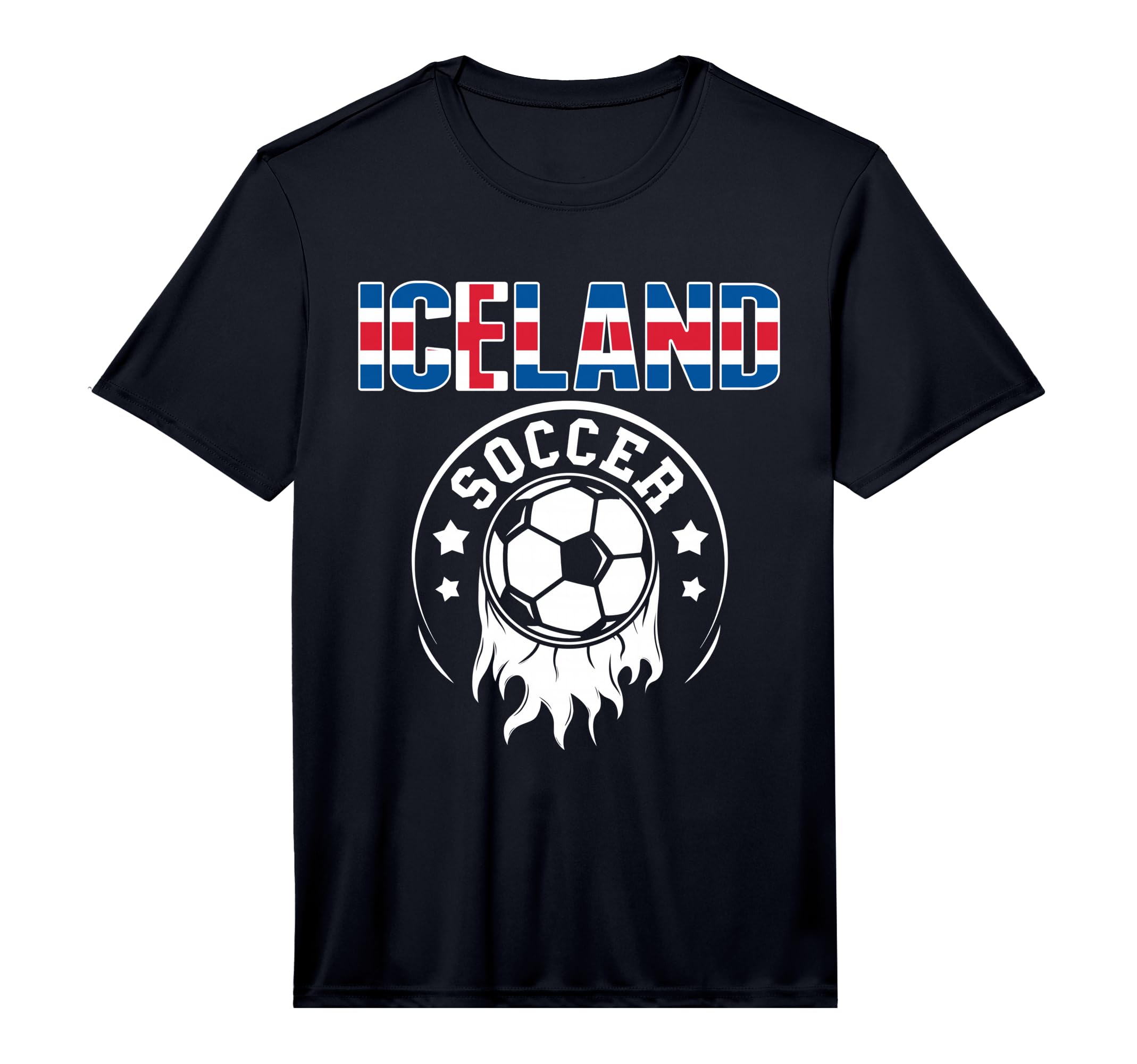 Proud Iceland Soccer Fans Jersey Icelandic T-Shirt - Graphic Print Unisex - T-Shirt, Sweatshirt, Hoodie