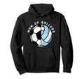 Mom Ballers Funny Soccer Volleyball Mom Hoodie - Novelty Apparel for Adults - T-Shirt, Sweatshirt, Hoodie