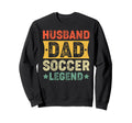 Husband Dad Soccer Legend Proud Sweatshirt - Custom Art Print Unisex - T-Shirt, Sweatshirt, Hoodie