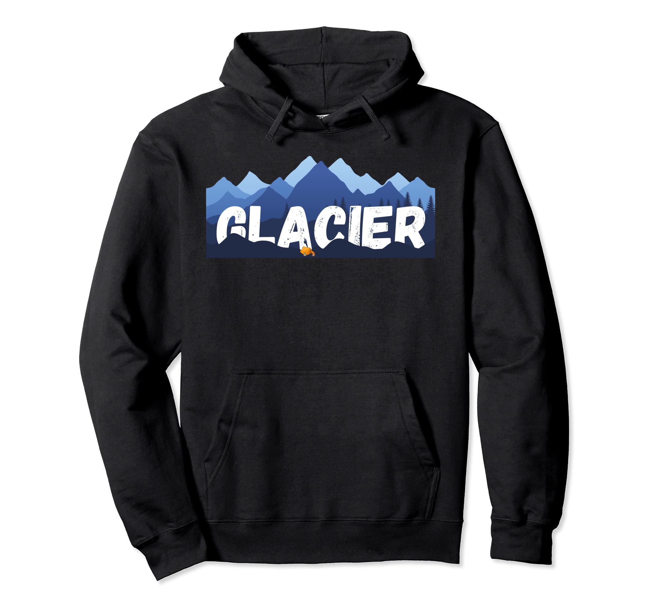 Glacier National Park Montana Hoodie - Casual Everyday Wear Men Women - T-Shirt, Sweatshirt, Hoodie