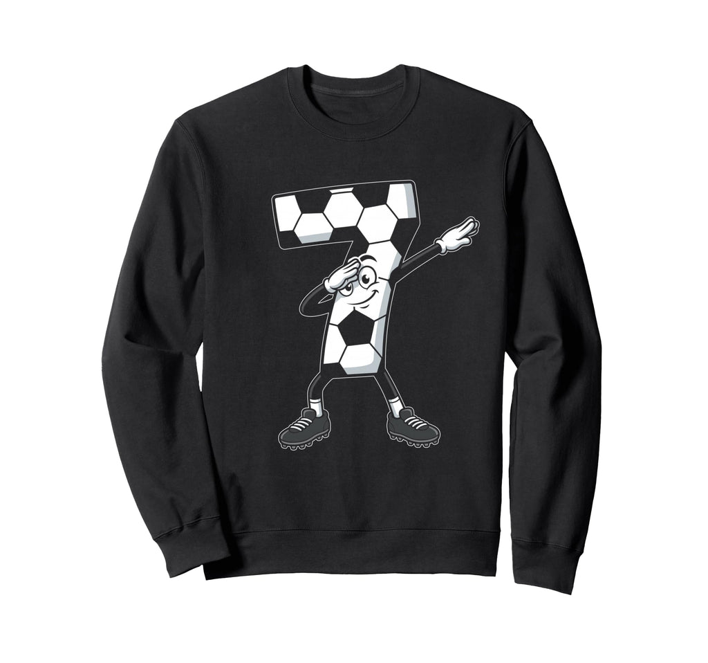 7Th Birthday 7 Year Old Soccer Sweatshirt - Casual Everyday Wear Unisex - T-Shirt, Sweatshirt, Hoodie