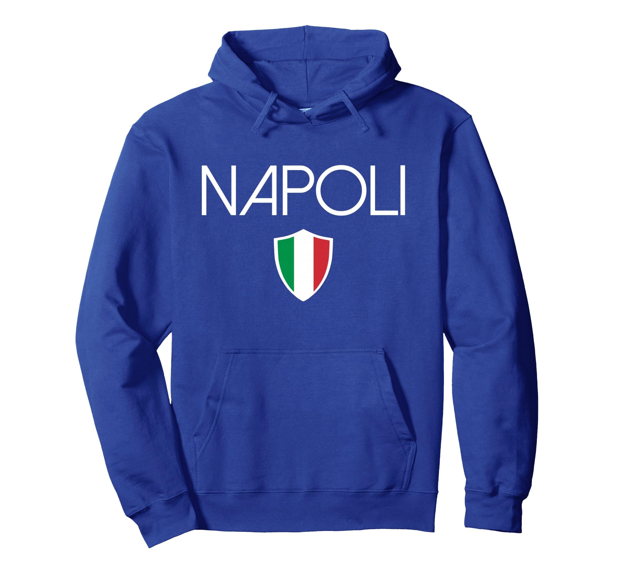 Napoli Italian Flag Naples Italy Hoodie - Fun Novelty Design Men Women - T-Shirt, Sweatshirt, Hoodie