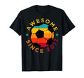 Awesome Since 2017 Soccer Birthday T-Shirt - Aesthetic Graphic Men Women - T-Shirt, Sweatshirt, Hoodie