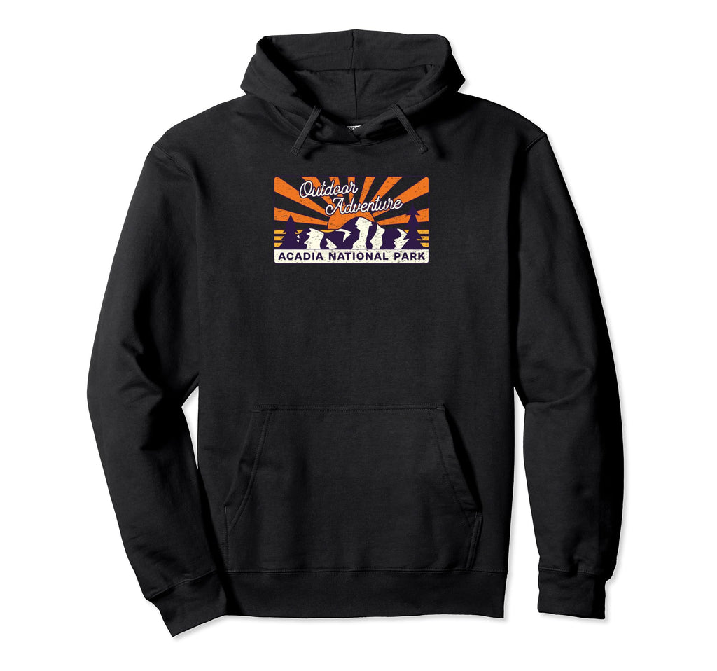 Acadia National Park Adventure Hoodie - Minimalist Print for Adults - T-Shirt, Sweatshirt, Hoodie