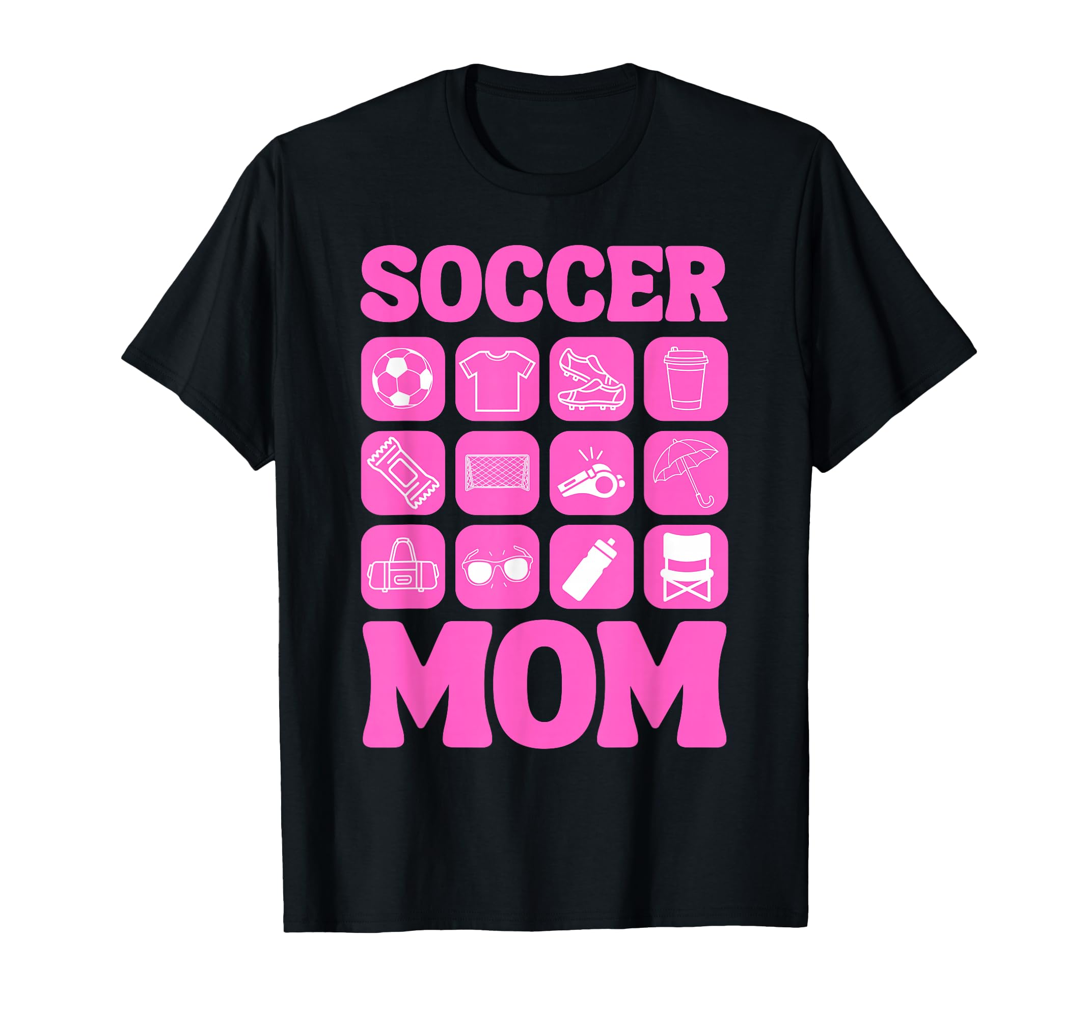 Soccer Mom Icons Soccer T-Shirt - Custom Art Print Unisex - T-Shirt, Sweatshirt, Hoodie