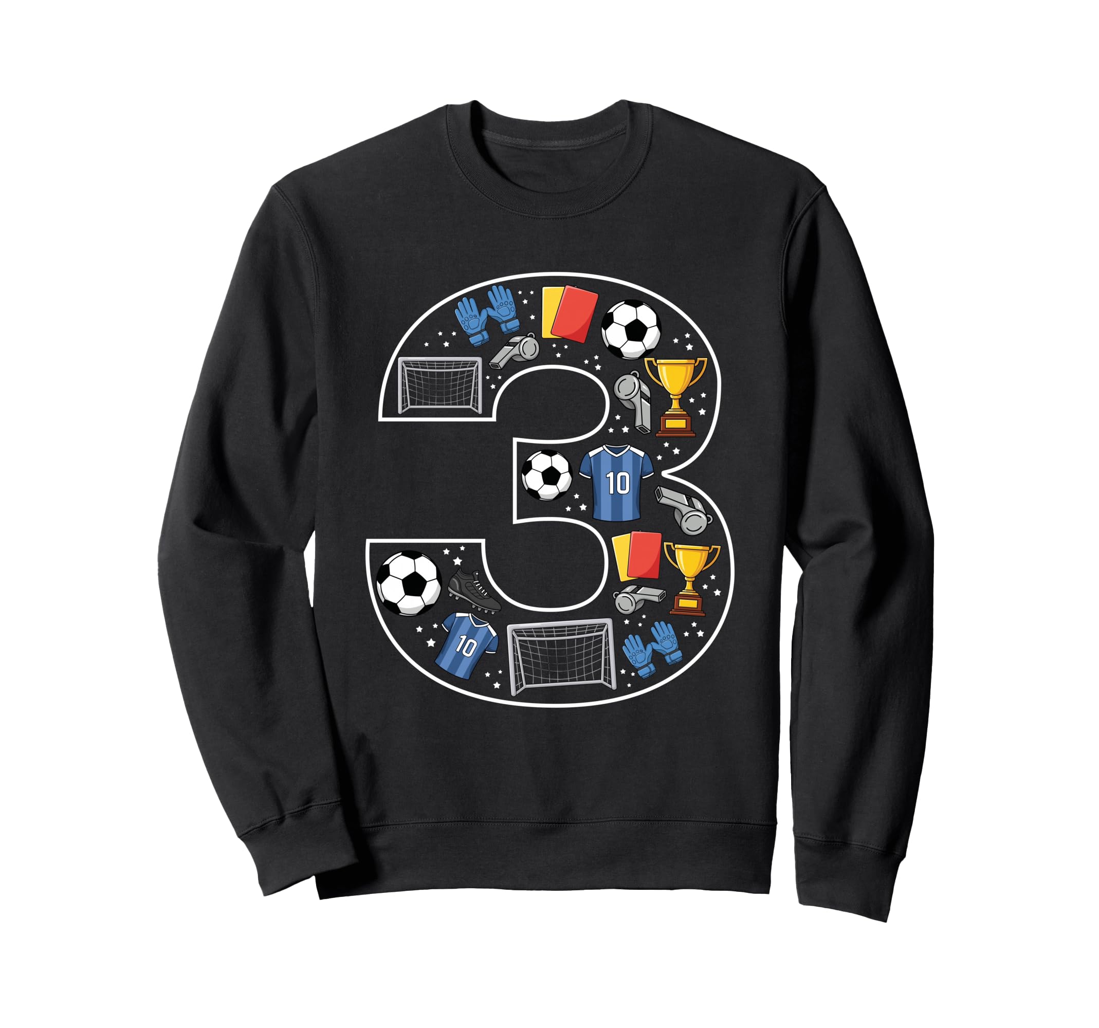 3Rd Birthday 3 Year Old Football Sweatshirt - Novelty Apparel for Adults - T-Shirt, Sweatshirt, Hoodie