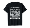 Soccer Coach Gift Funny Thank You T-Shirt - Minimalist Print for Adults - T-Shirt, Sweatshirt, Hoodie