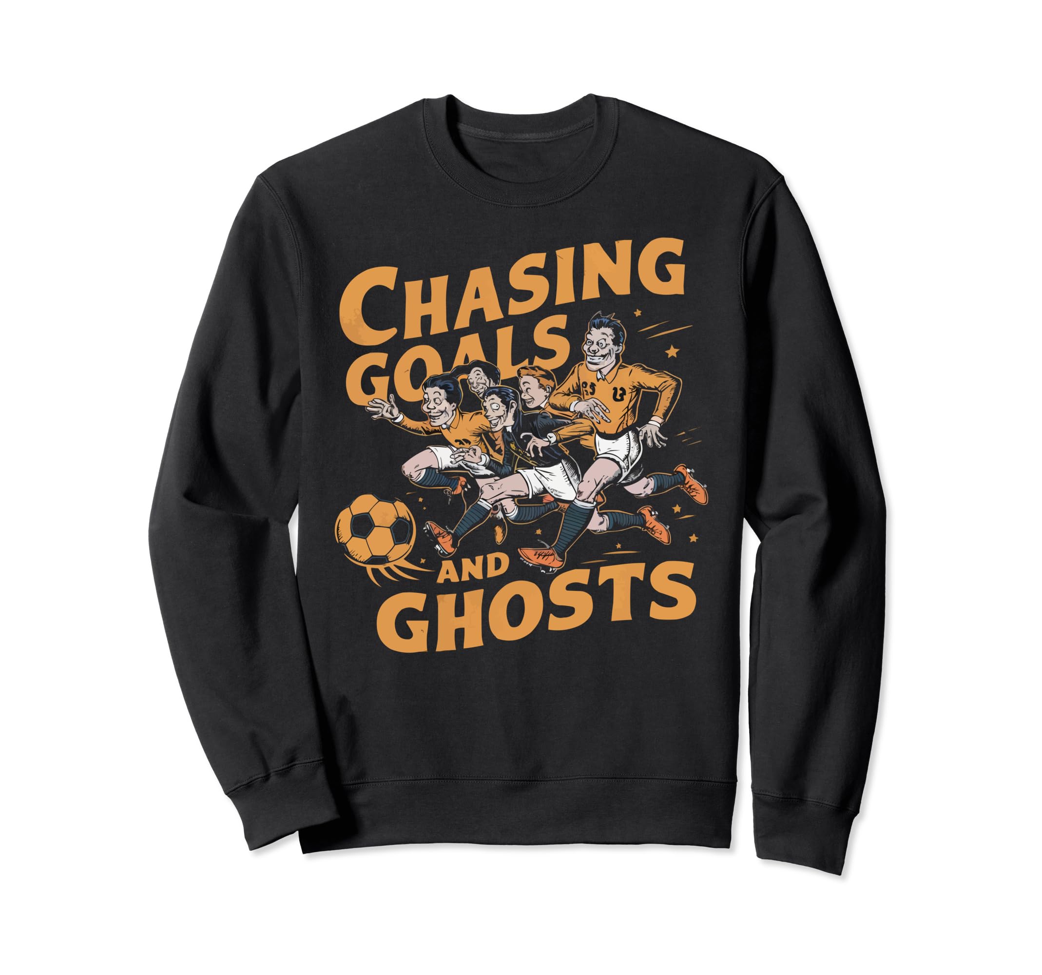 Soccer Halloween Spooky Goalkeeper Sweatshirt - Unique Graphic for Adults - T-Shirt, Sweatshirt, Hoodie
