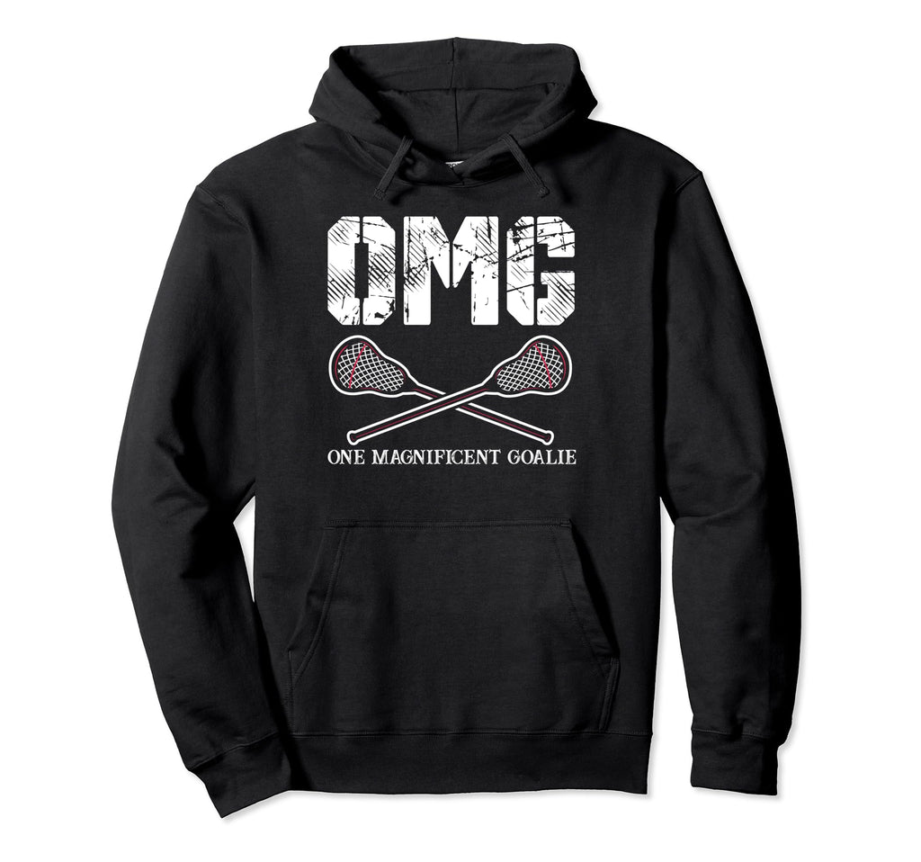Goalkeeper Lacrosse Lacrosse Goalie Hoodie - Minimalist Print Men Women - T-Shirt, Sweatshirt, Hoodie