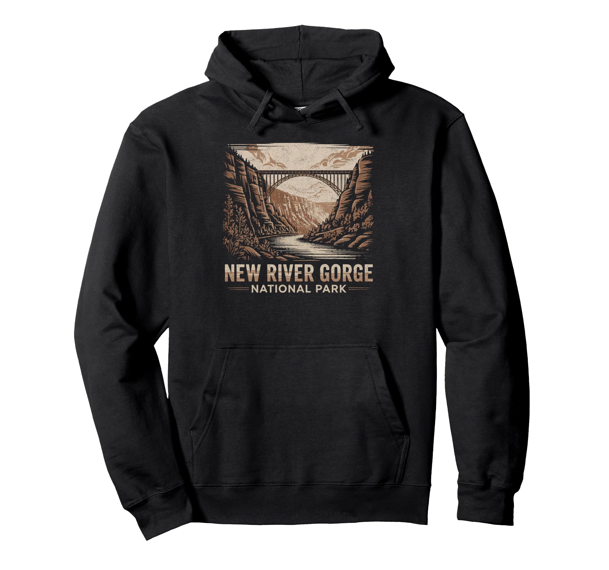 New River Gorge National Park Bridge Hoodie - Streetwear Style Unisex - T-Shirt, Sweatshirt, Hoodie