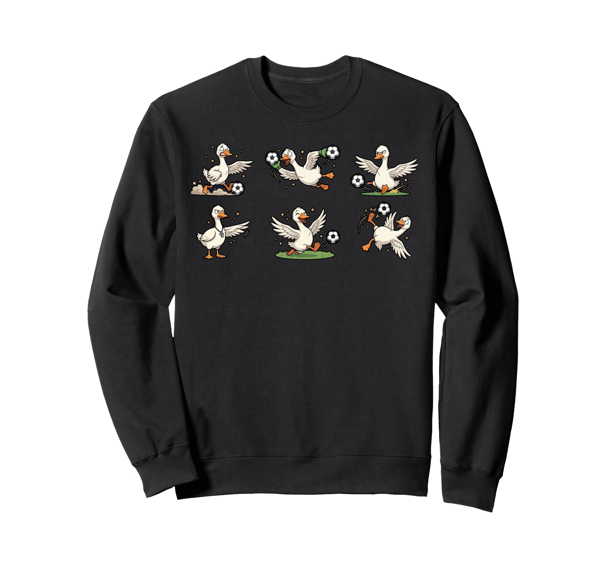 Silly Goose Playing Soccer Player Sweatshirt - Streetwear Style Unisex - T-Shirt, Sweatshirt, Hoodie