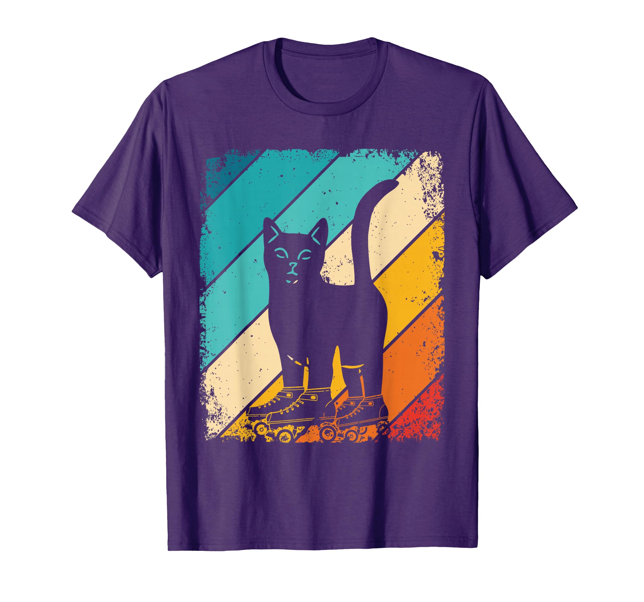 Cat Roller Skates Fun Skating T-Shirt - Casual Everyday Wear for Adults - T-Shirt, Sweatshirt, Hoodie