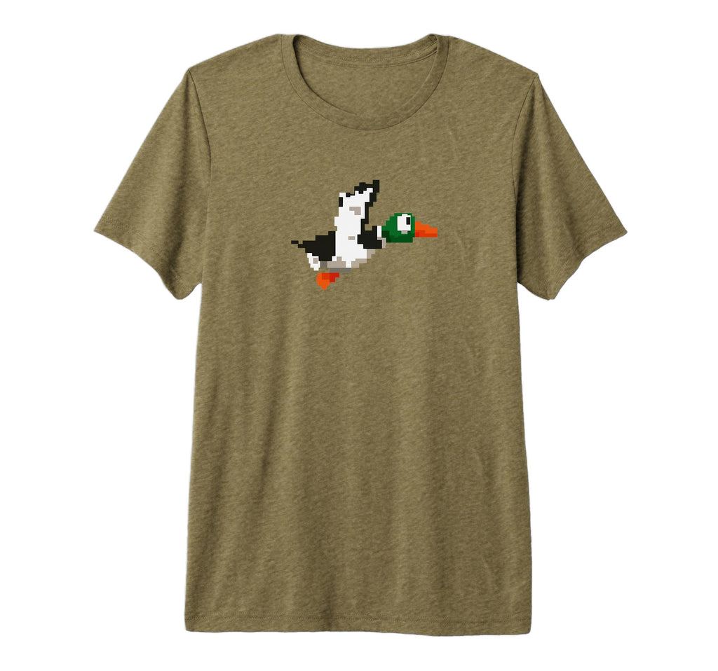 Nes Duck Hunter Tri Blend T-Shirt - Fun Novelty Design for Adults - T-Shirt, Sweatshirt, Hoodie