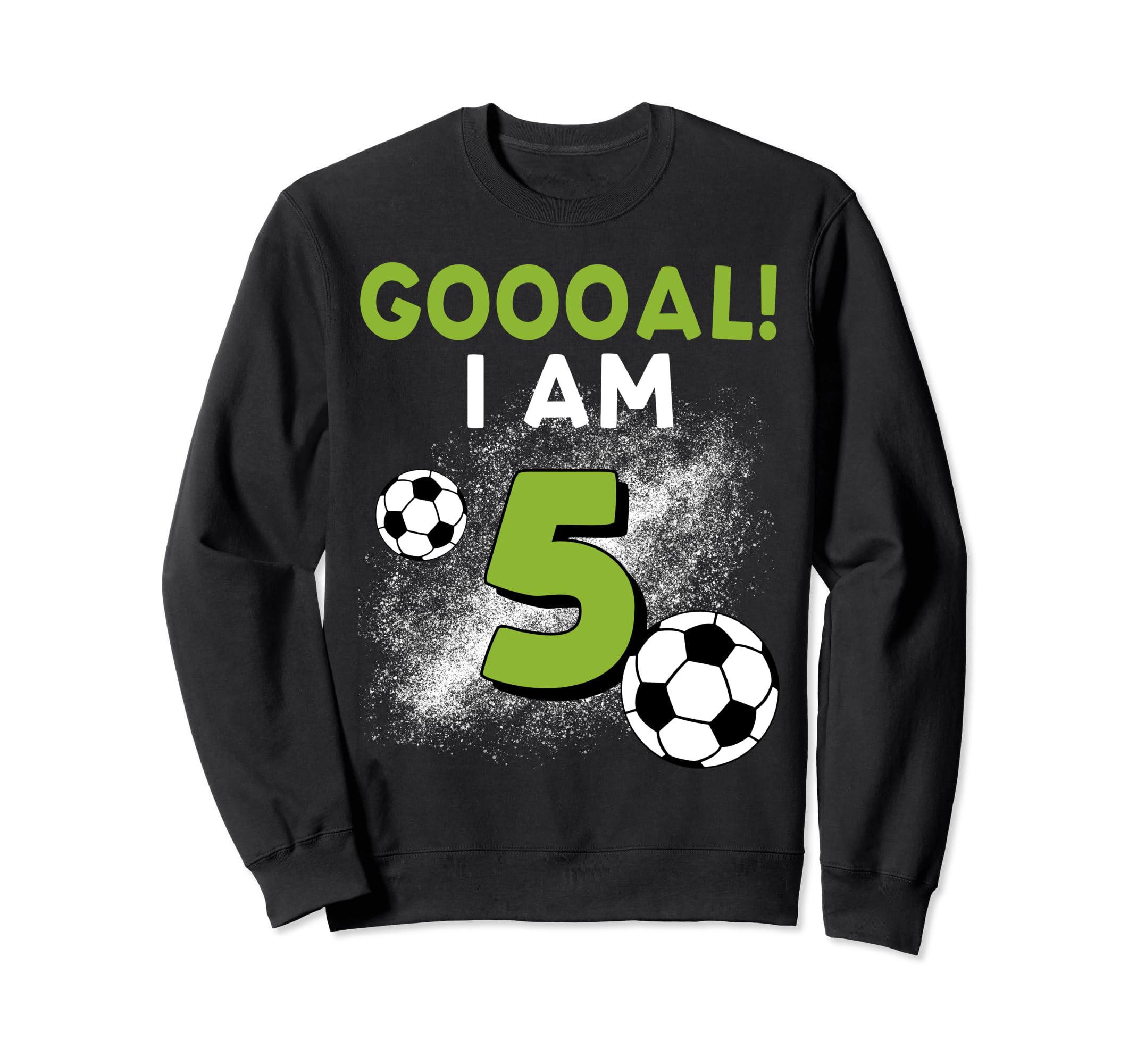 5Th Birthday Soccer Theme 5Year Old B Sweatshirt - Streetwear Style Unisex - T-Shirt, Sweatshirt, Hoodie