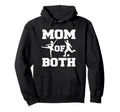 Mom Both Ballet And Soccer Funny Hoodie - Minimalist Print for Adults - T-Shirt, Sweatshirt, Hoodie