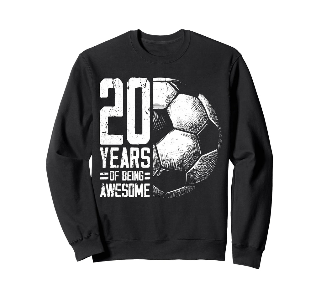 20Th Birthday Soccer Player Sweatshirt - Unique Graphic for Adults - T-Shirt, Sweatshirt, Hoodie