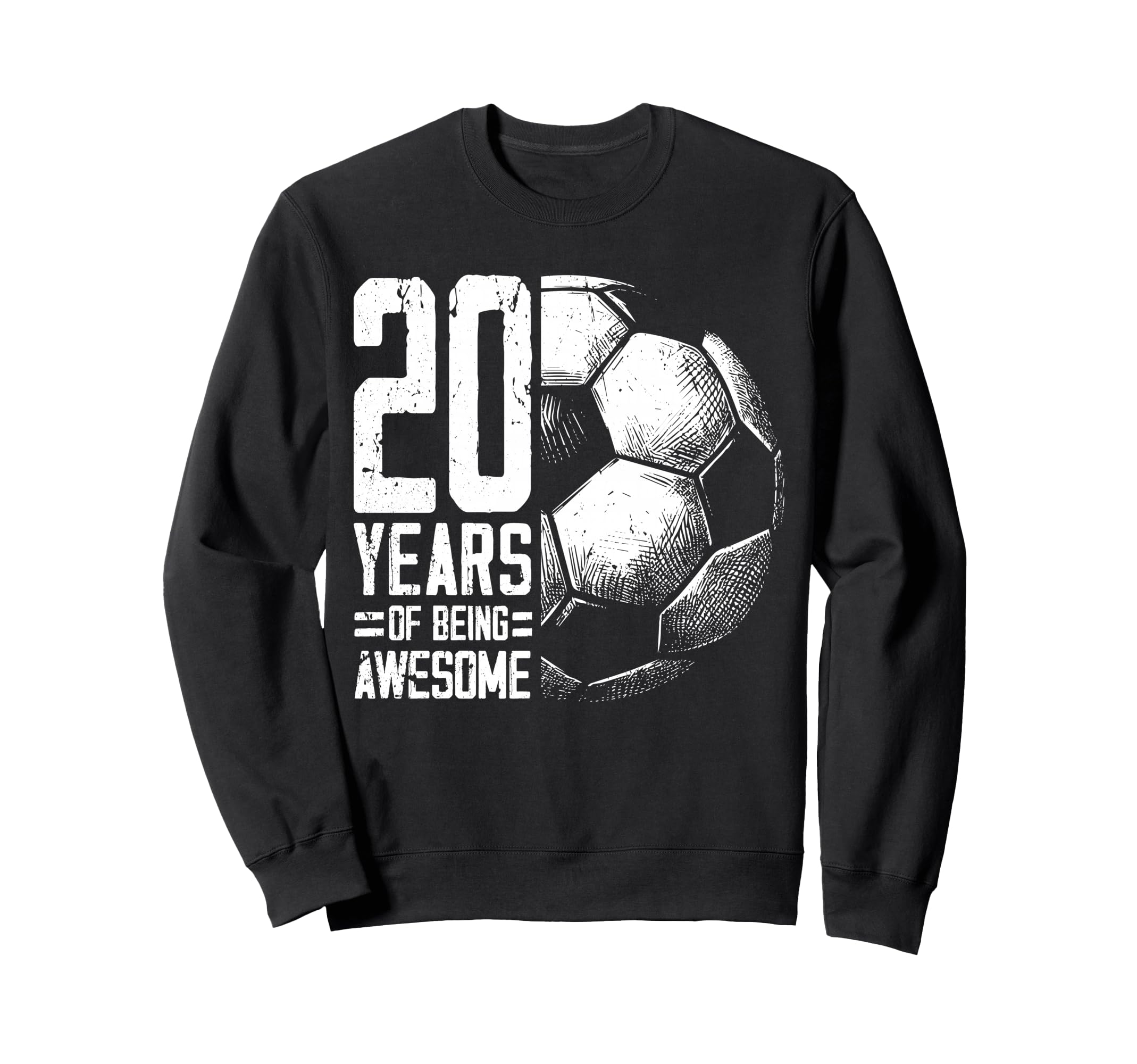 20Th Birthday Soccer Player Sweatshirt - Unique Graphic for Adults - T-Shirt, Sweatshirt, Hoodie