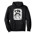 Soccer Mom Bleached Soccer Ball Glasses Hoodie - Trendy Graphic Men Women - T-Shirt, Sweatshirt, Hoodie